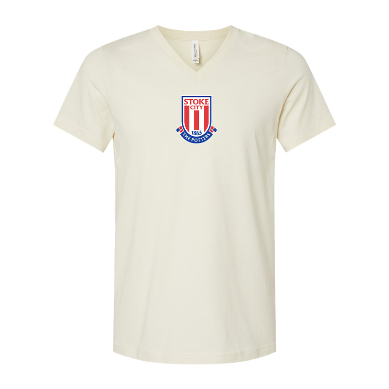 Stoke City Soccer BELLA CANVAS - Jersey V-Neck T-Shirt
