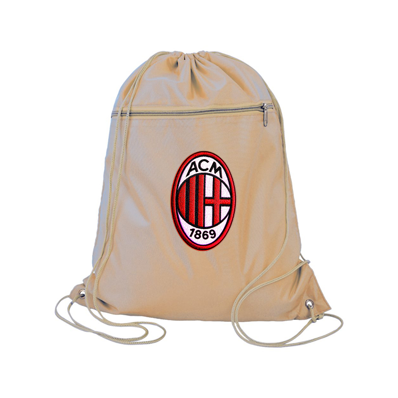 AC Milan Embroidered Q-Tees - Polyester Cinchpack