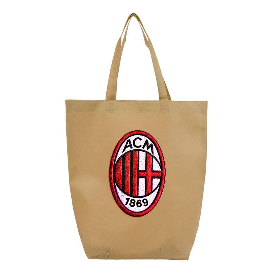 AC Milan Embroidered Q-Tees Non-Woven Gusset Bottom Tote