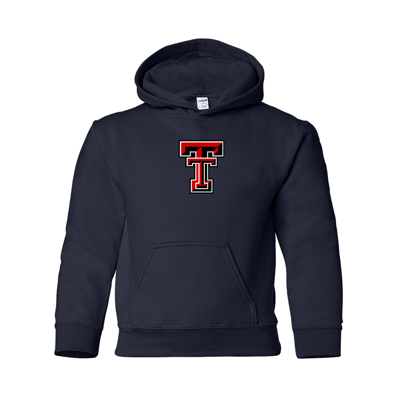 Youth Texas Tech Red Raiders Gildan Heavy Blend Hooded Sweatshirt
