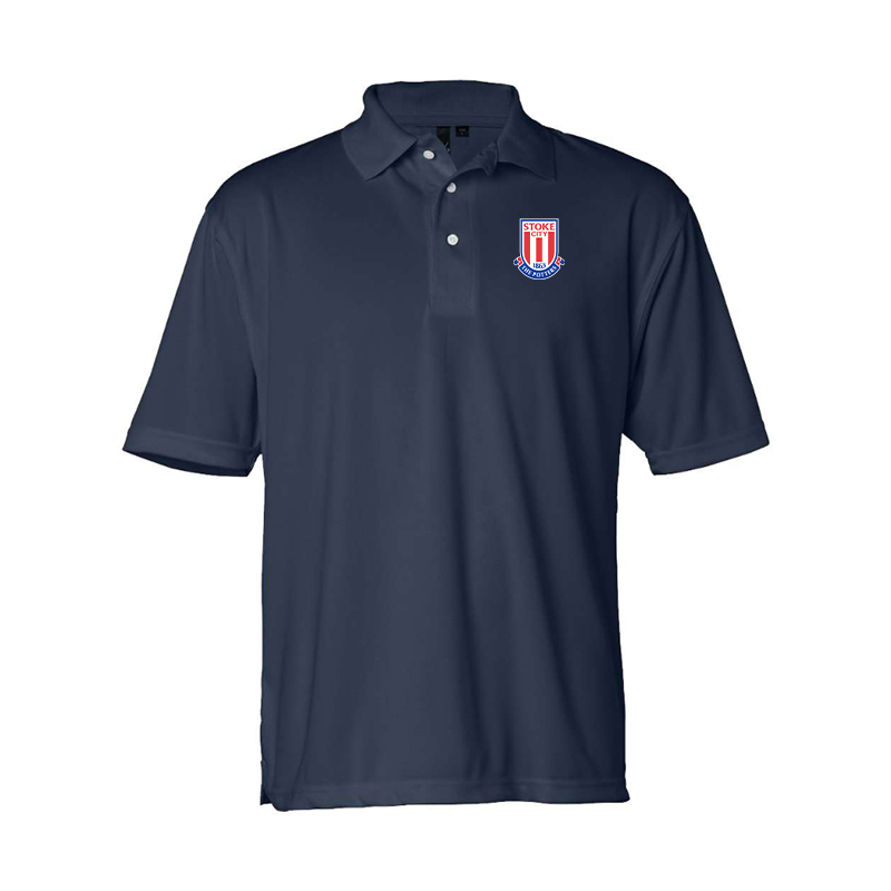 Men's Stoke City Soccer Sierra Pacific Moisture Free Mesh Polo