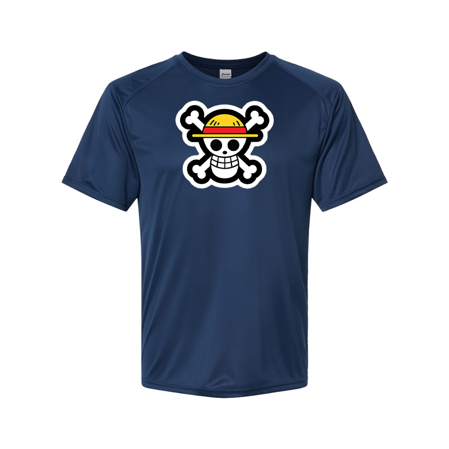 Men's Straw Hat Polyester T-Shirt