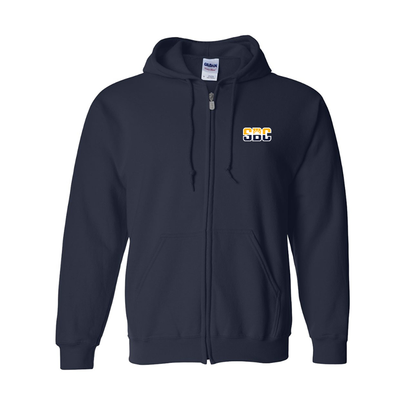 Men's Sun Belt Conference Gildan Heavy Blend Full Zip Hooded Sweatshirt
