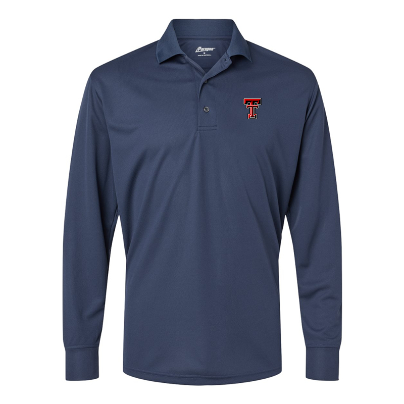 Men's Texas Tech Red Raiders Paragon Prescott Long Sleeve Polo