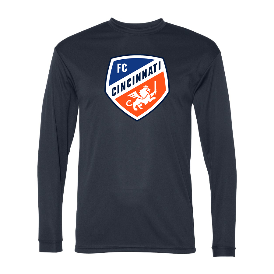 Men's FC Cincinnati Polyester Long Sleeve T-Shirt