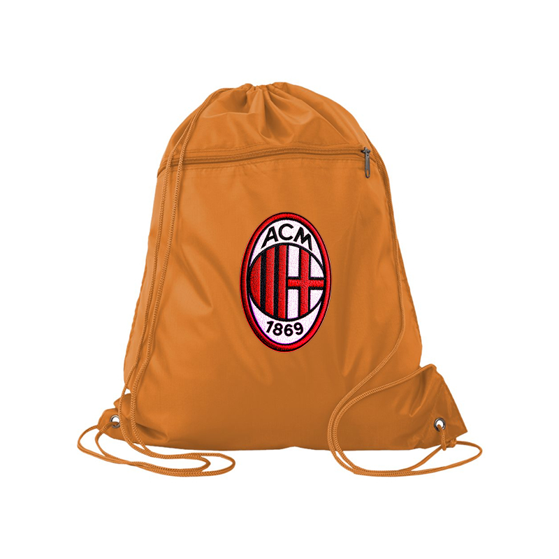AC Milan Embroidered Q-Tees - Polyester Cinchpack