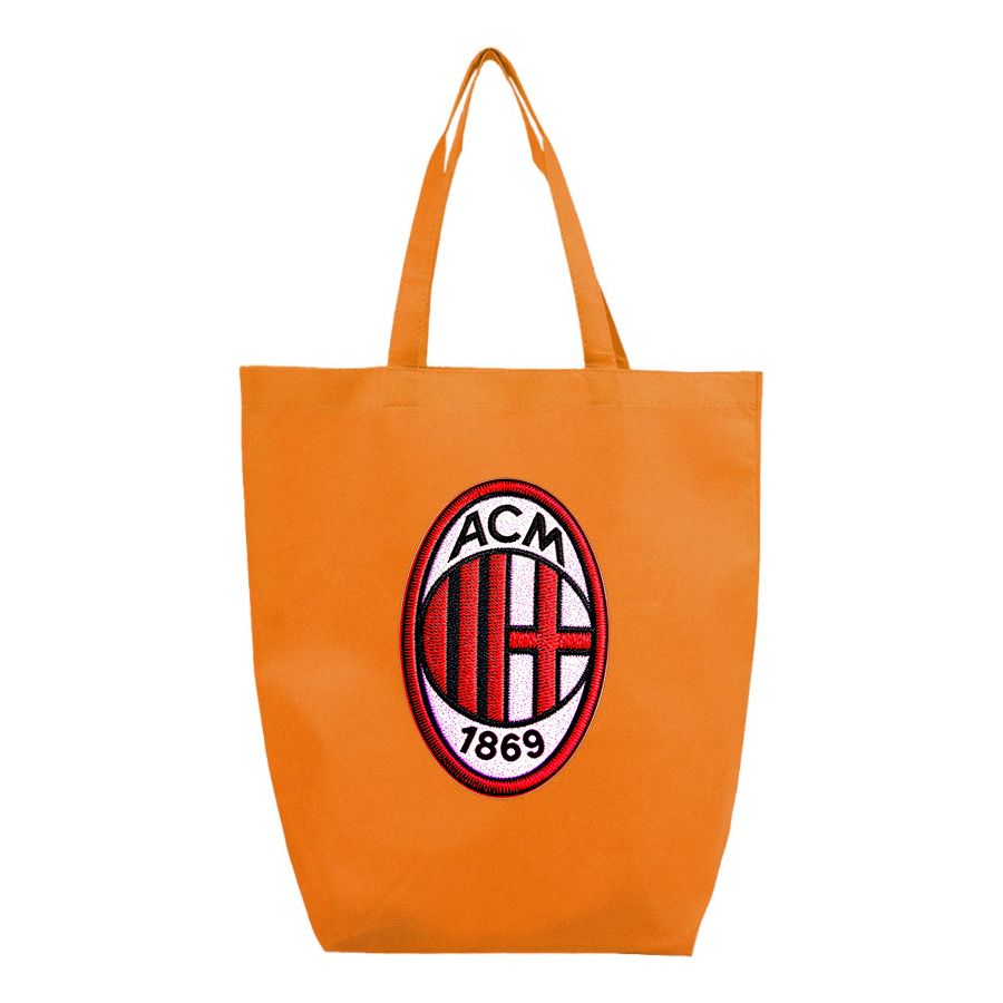 AC Milan Embroidered Q-Tees Non-Woven Gusset Bottom Tote