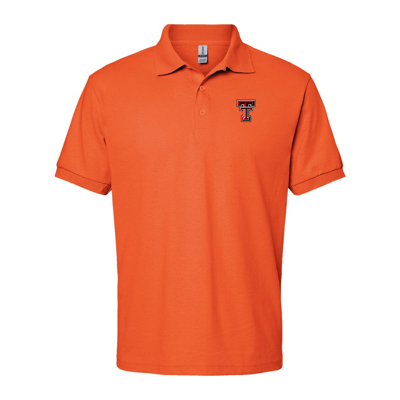 Men's Texas Tech Red Raiders Gildan Dry Blend Jersey Polo
