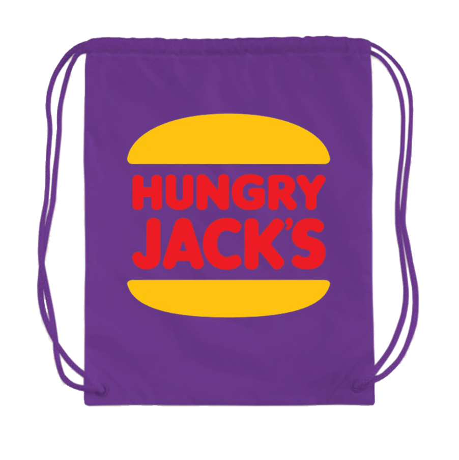 Hungry Jack_s Drawstring Bag
