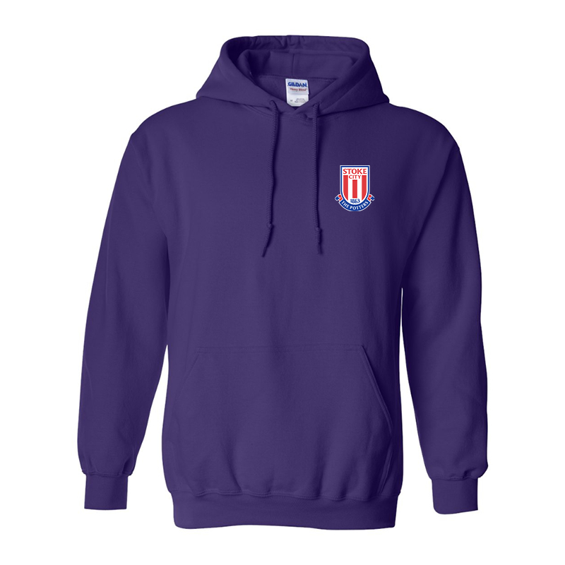 Men's Stoke City Soccer Gildan Heavy Blend Hooded Sweatshirt