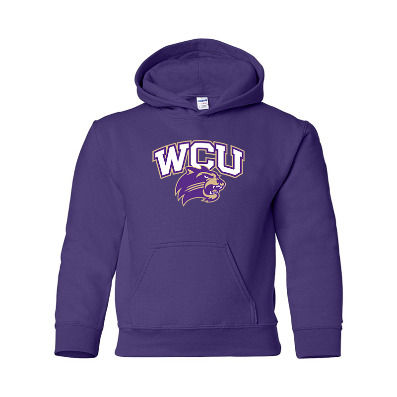 Youth Western Carolina CatamountsGildan Heavy Blend Hooded Sweatshirt