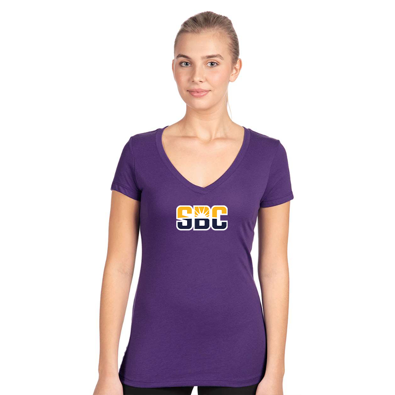 Women's Sun Belt Conferencer Next Level V-Neck T-Shirt