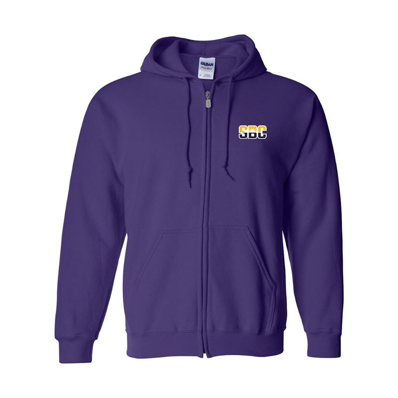 Men's Sun Belt Conference Gildan Heavy Blend Full Zip Hooded Sweatshirt