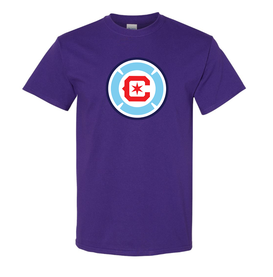 Men's Chicago fire Soccer Cotton T-Shirt