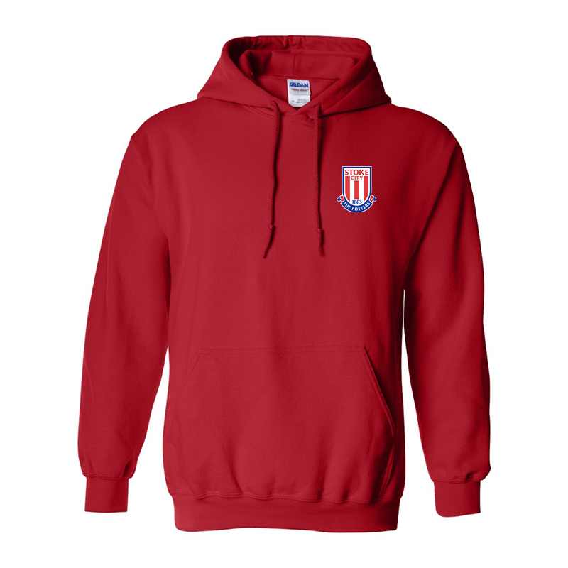 Men's Stoke City Soccer Gildan Heavy Blend Hooded Sweatshirt