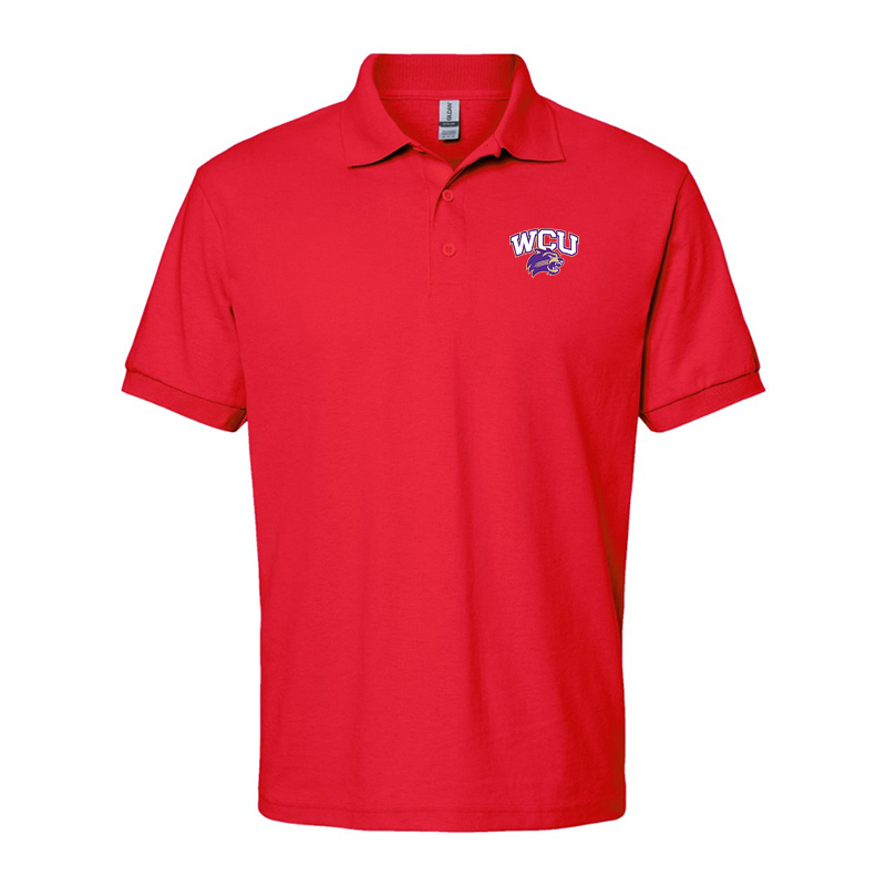 Men's Western Carolina Catamounts Gildan Dry Blend Jersey Polo