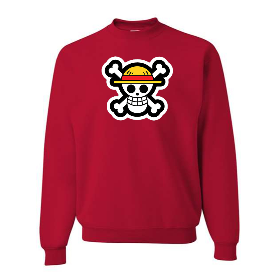 Men's Straw Hat Crewneck Sweatshirt