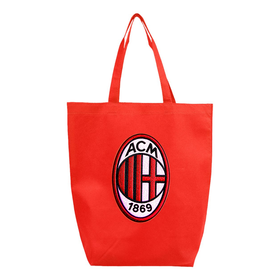 AC Milan Embroidered Q-Tees Non-Woven Gusset Bottom Tote
