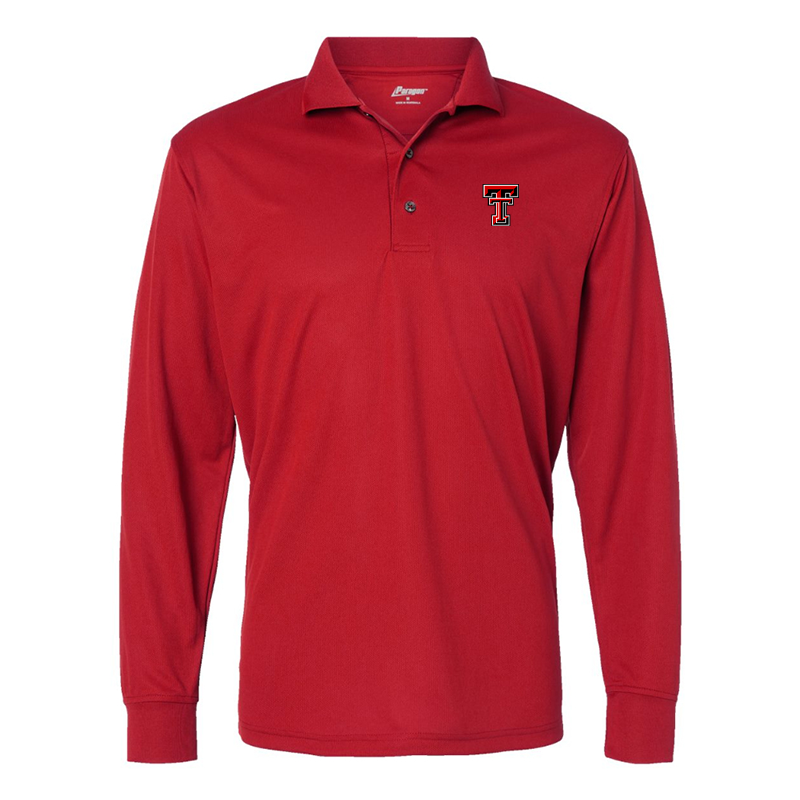 Men's Texas Tech Red Raiders Paragon Prescott Long Sleeve Polo