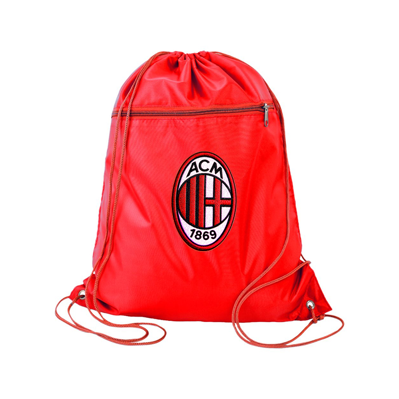 AC Milan Embroidered Q-Tees - Polyester Cinchpack