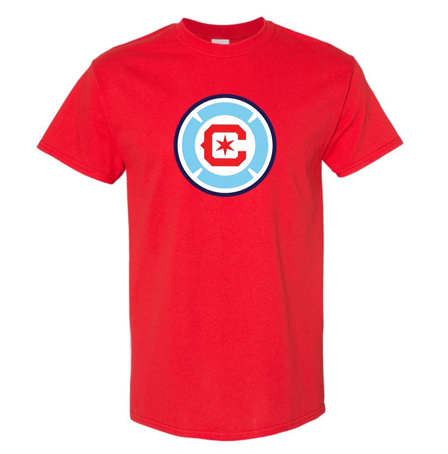 Men's Chicago fire Soccer Cotton T-Shirt