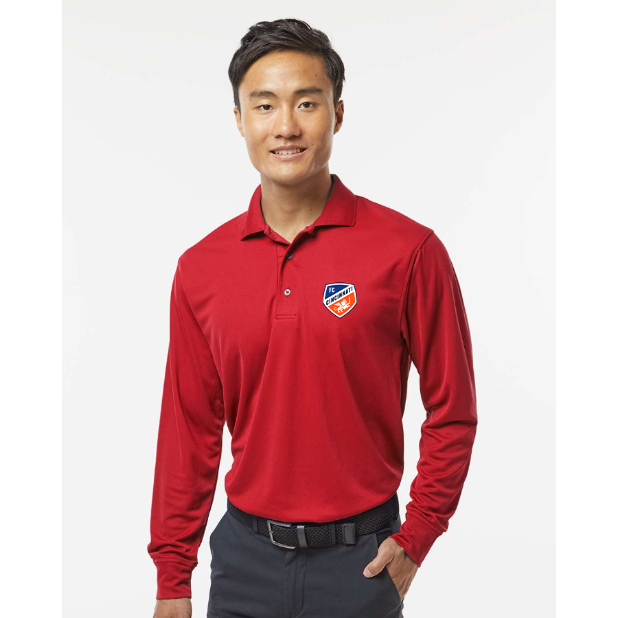 Men's FC Cincinnati Paragon Prescott Long Sleeve Polo
