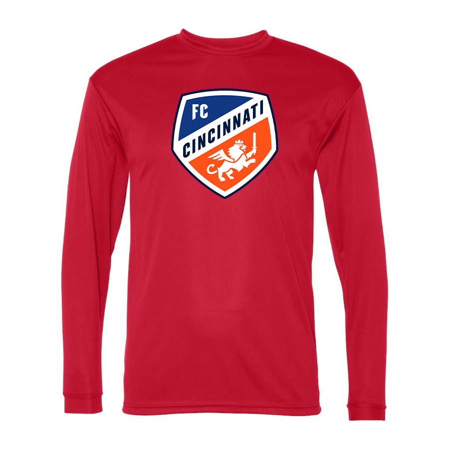Men's FC Cincinnati Polyester Long Sleeve T-Shirt