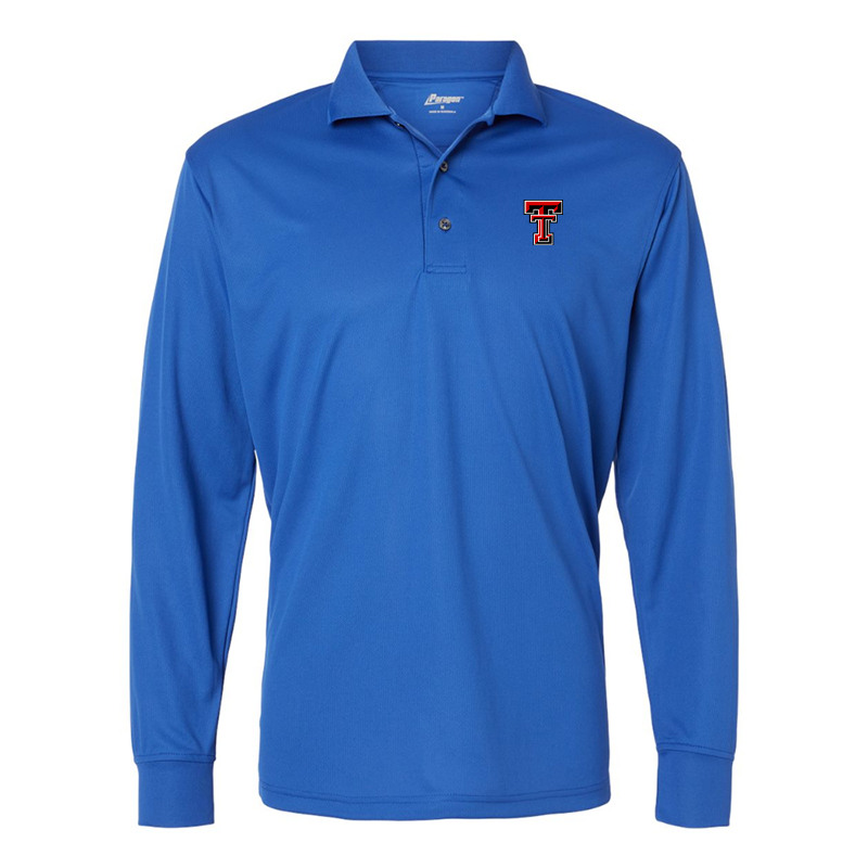 Men's Texas Tech Red Raiders Paragon Prescott Long Sleeve Polo