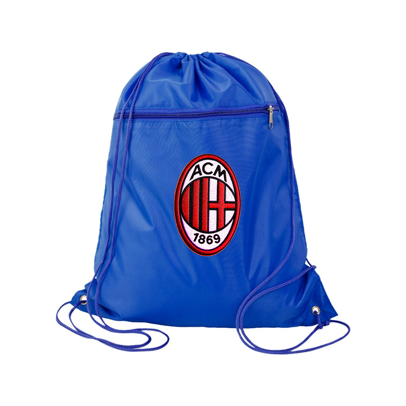 AC Milan Embroidered Q-Tees - Polyester Cinchpack