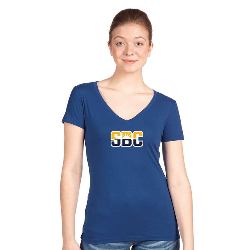 Women's Sun Belt Conferencer Next Level V-Neck T-Shirt