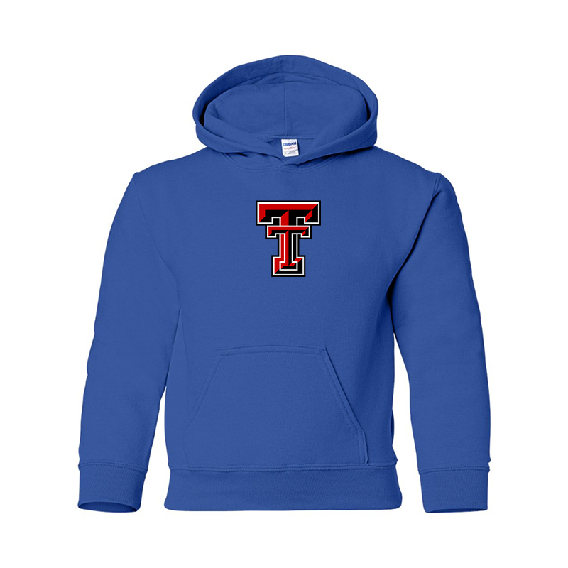 Youth Texas Tech Red Raiders Gildan Heavy Blend Hooded Sweatshirt