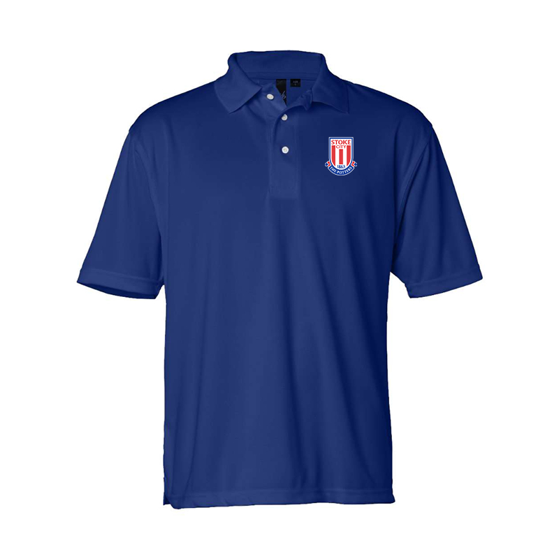 Men's Stoke City Soccer Sierra Pacific Moisture Free Mesh Polo