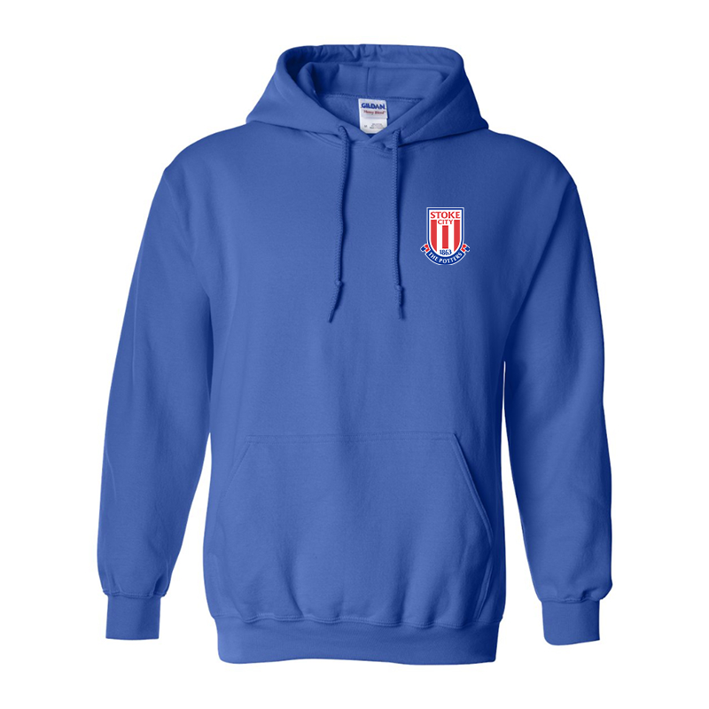 Men's Stoke City Soccer Gildan Heavy Blend Hooded Sweatshirt