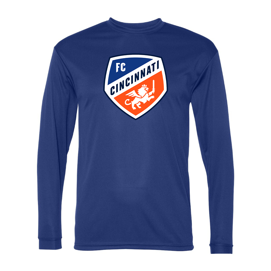 Men's FC Cincinnati Polyester Long Sleeve T-Shirt