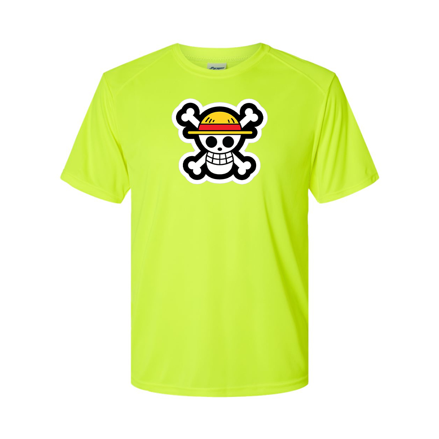 Men's Straw Hat Polyester T-Shirt
