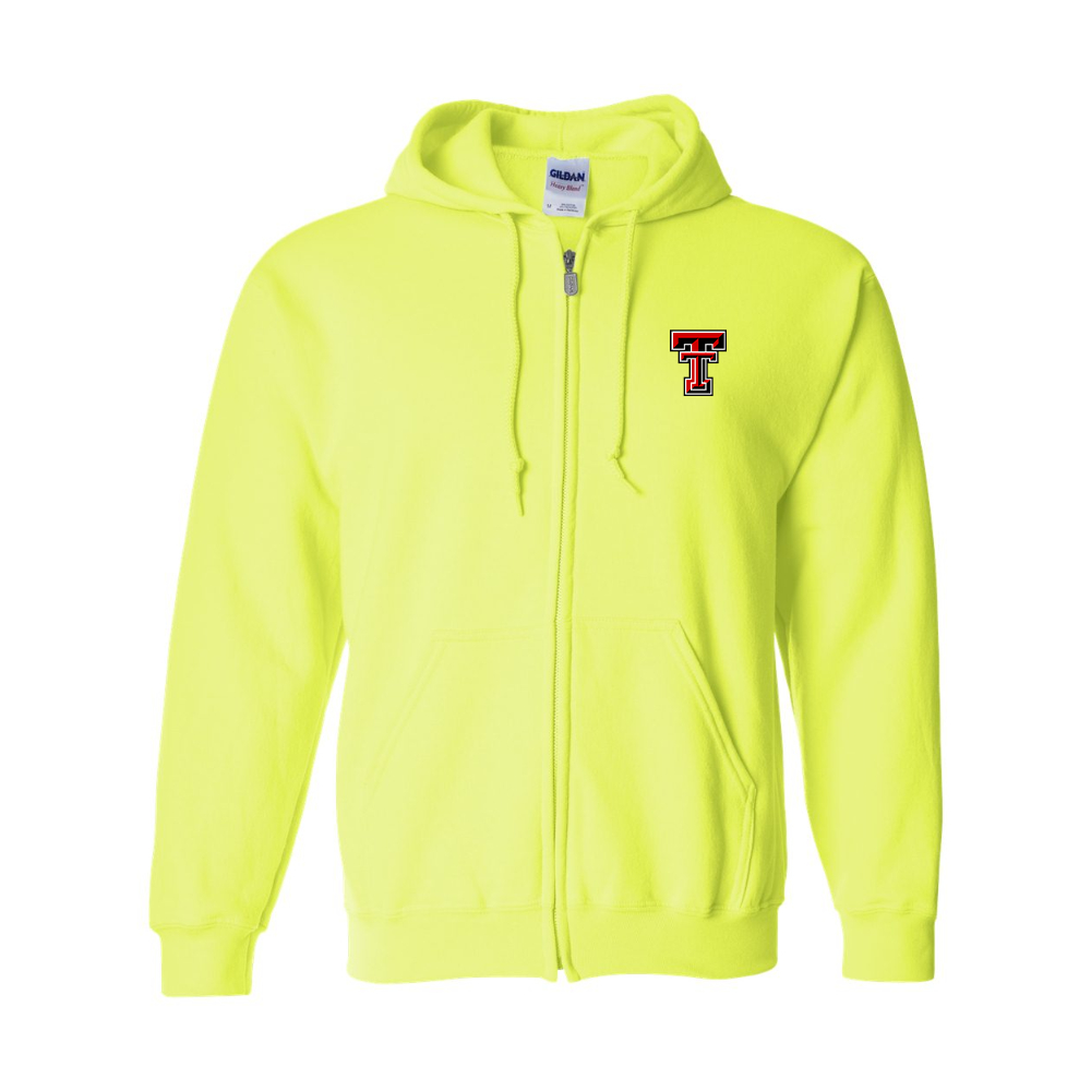 Men's Texas Tech Red Raiders JERZEES NuBlend Full-Zip Hooded Sweatshirt