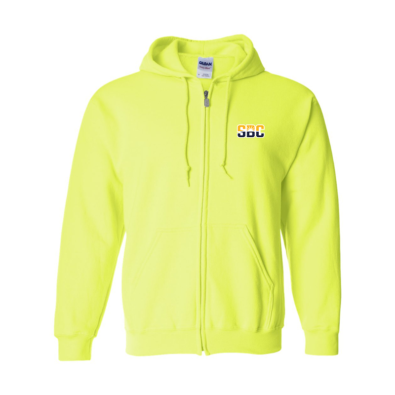 Men's Sun Belt Conference Gildan Heavy Blend Full Zip Hooded Sweatshirt