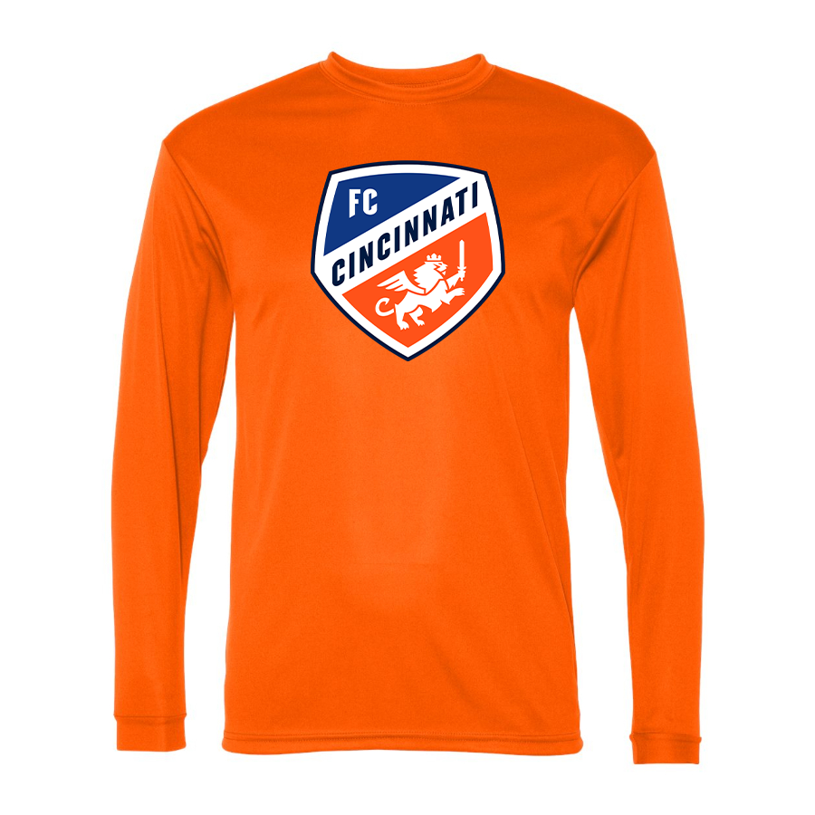 Men's FC Cincinnati Polyester Long Sleeve T-Shirt