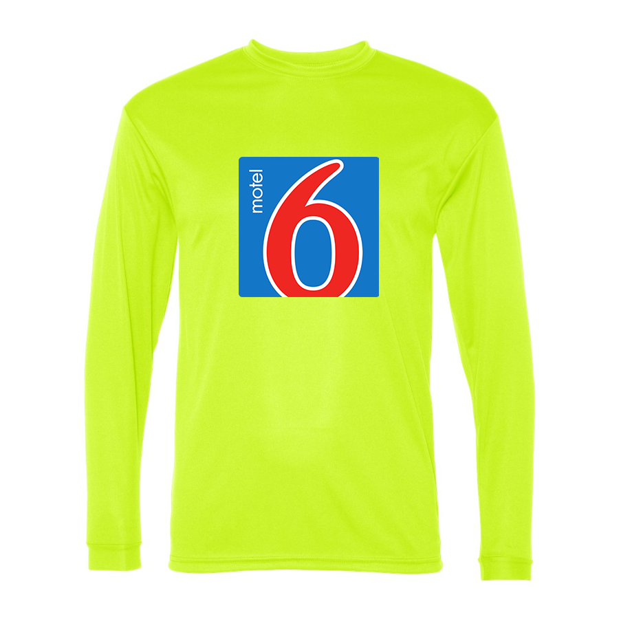 Men's Motel 6 Polyester Long Sleeve T-Shirt