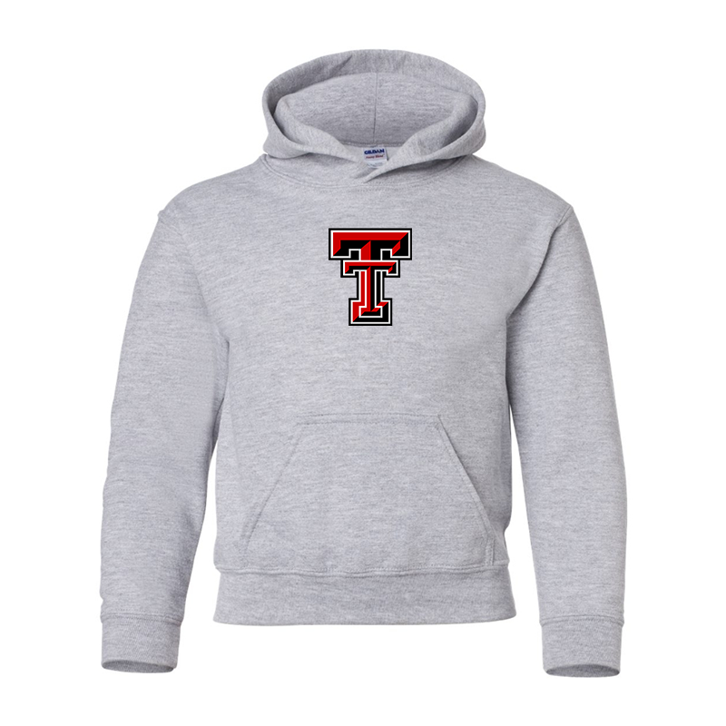 Youth Texas Tech Red Raiders Gildan Heavy Blend Hooded Sweatshirt