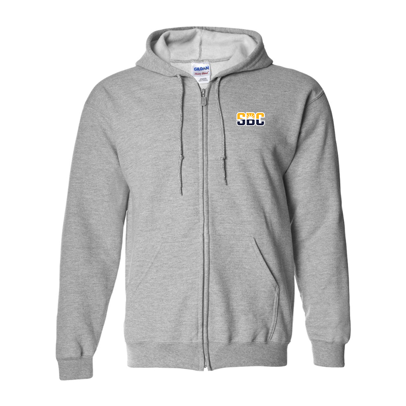 Men's Sun Belt Conference Gildan Heavy Blend Full Zip Hooded Sweatshirt