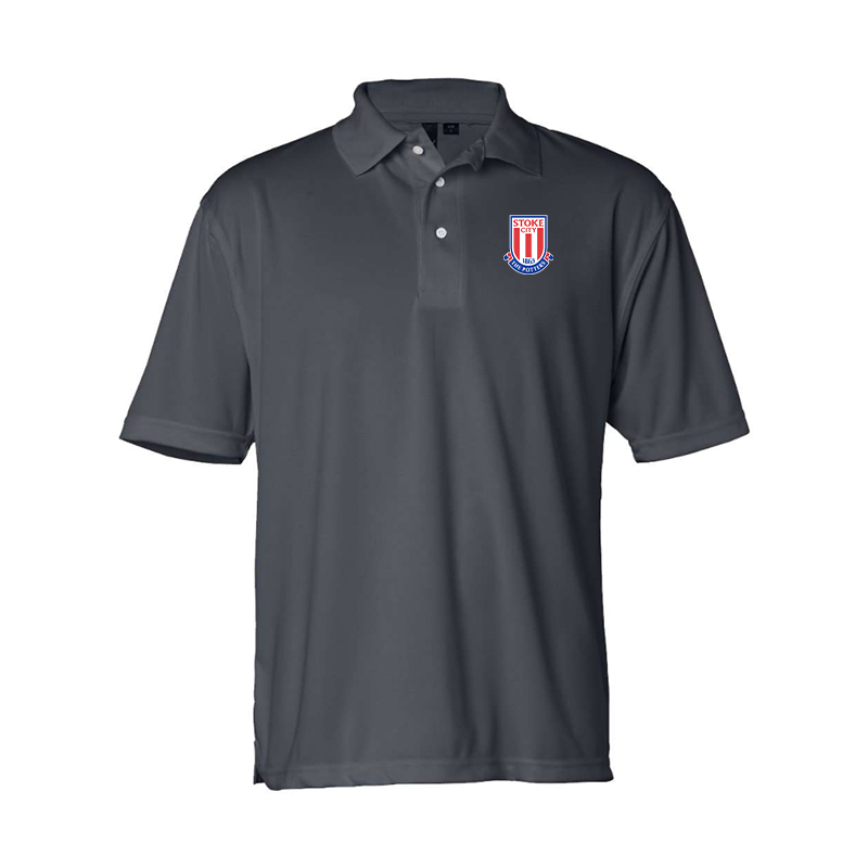 Men's Stoke City Soccer Sierra Pacific Moisture Free Mesh Polo