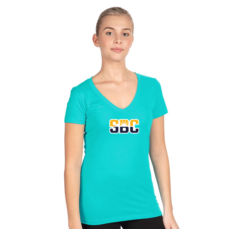 Women's Sun Belt Conferencer Next Level V-Neck T-Shirt