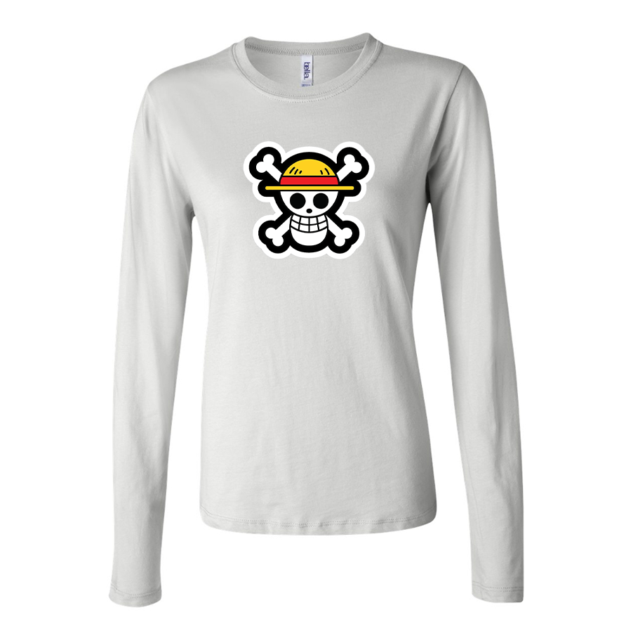 Women's Straw Hat Long Sleeve T-Shirt