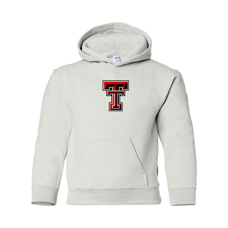 Youth Texas Tech Red Raiders Gildan Heavy Blend Hooded Sweatshirt