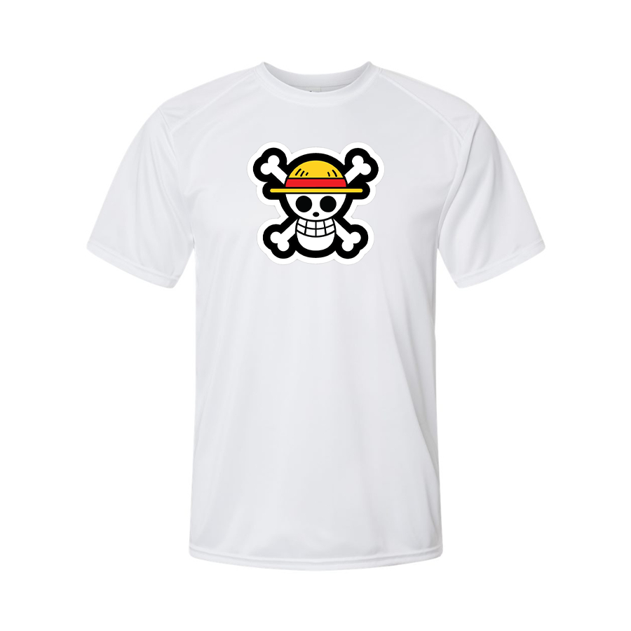 Men's Straw Hat Polyester T-Shirt