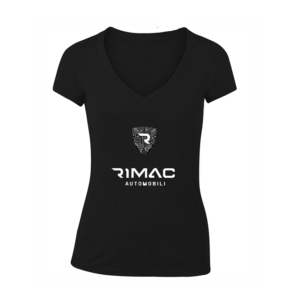Women's Rimac Automobili V-Neck T-Shirt