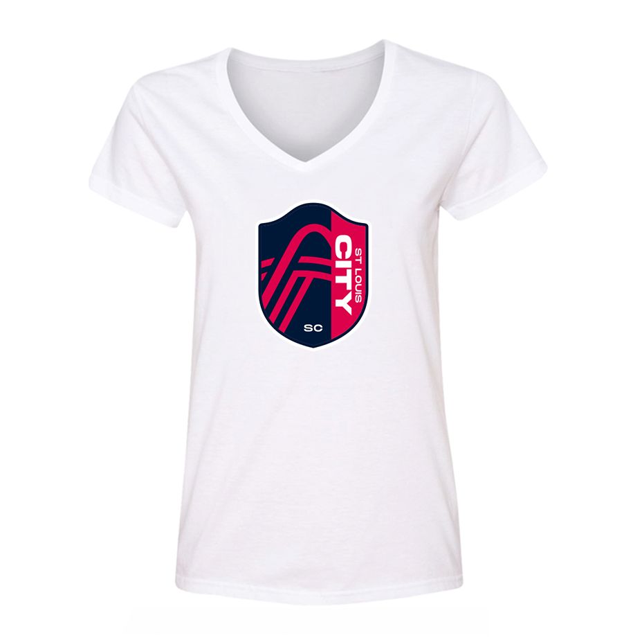 Women's St. Louis City Soccer V-Neck T-Shirt