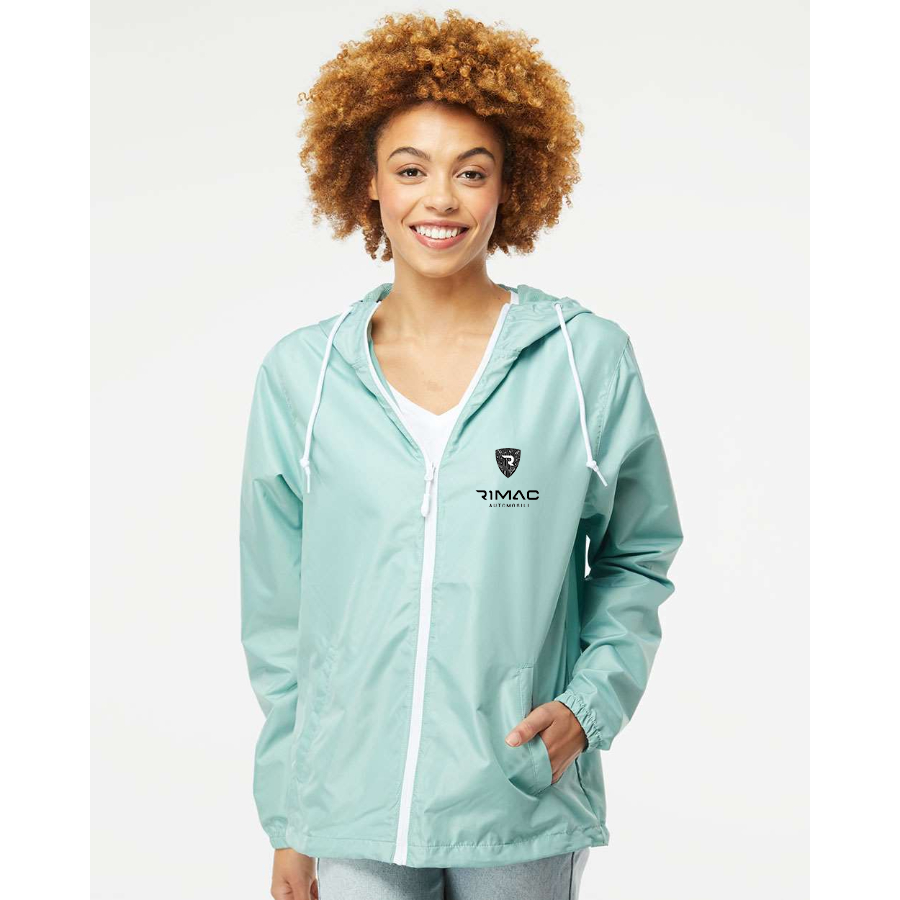 Men's Rimac Automobili Independent Trading Co Lightweight Windbreaker Full-Zip Jacket