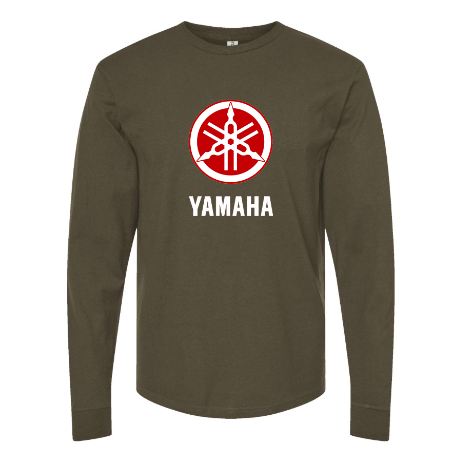 Men's Yamaha Motorcycle Long Sleeve T-Shirt